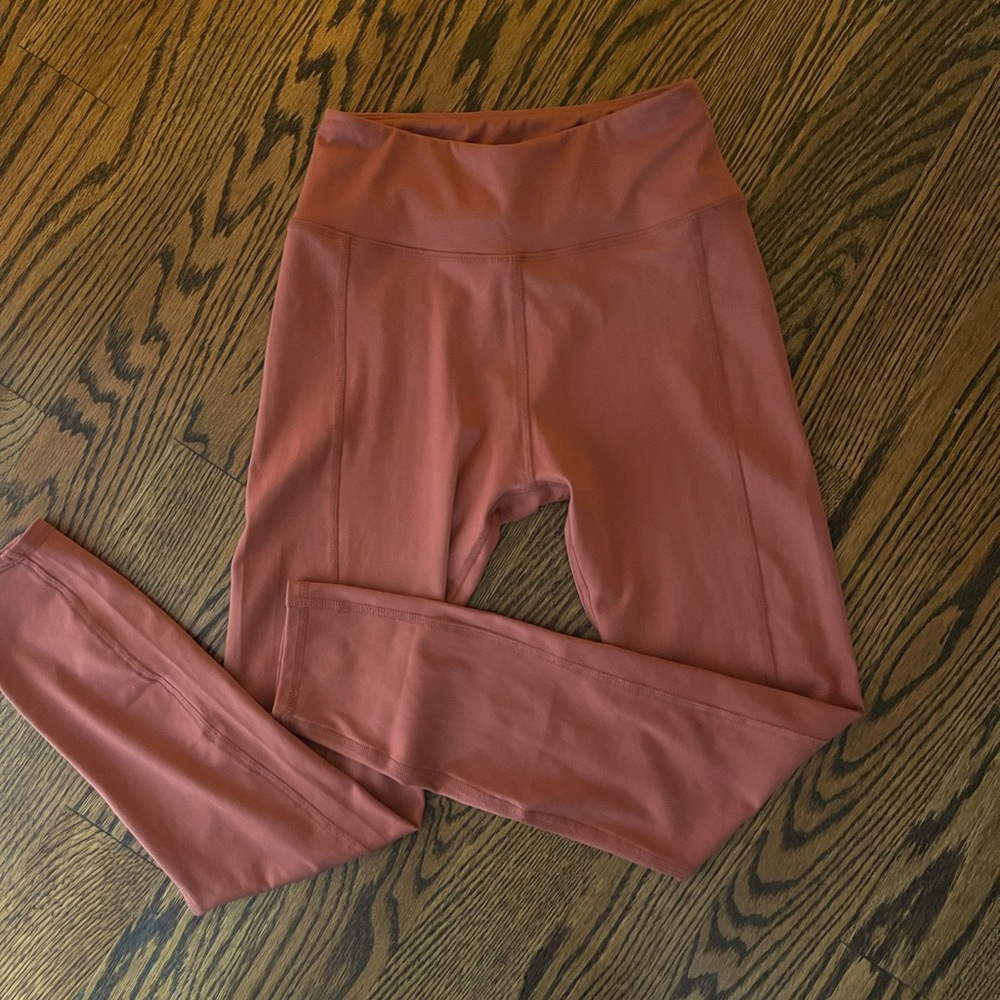 Madewell MWL orange rust leggings high waist S